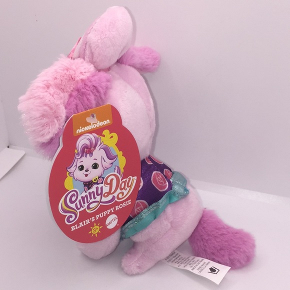 Sunny Day Blair’s Puppy Rosie Pink Plush Mattel Fisher Price Nickelodeon - Picture 2 of 10